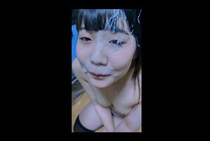 [FC2-PPV-4579234] 18-year-old beauty takes a massive facial cumshot from an intense blowjob