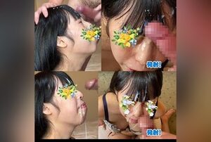 [FC2-PPV-4722834] Black-haired beauty Chiaki Kashiwura is a blowjob expert servicing eight men with facials
